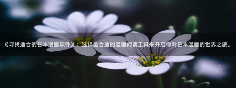 耽漫网之家：《寻找适合的日本漫画软件》：选择最合适的漫画阅读工具来开启你对日本漫画的世界之旅。